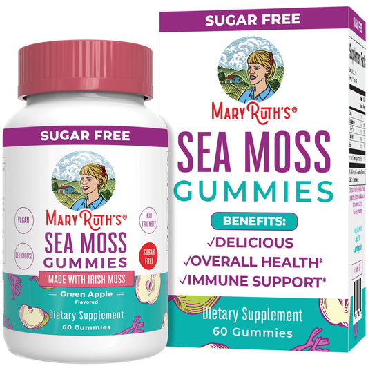 Sea Moss Gummies, Green Apple, 60 Ct