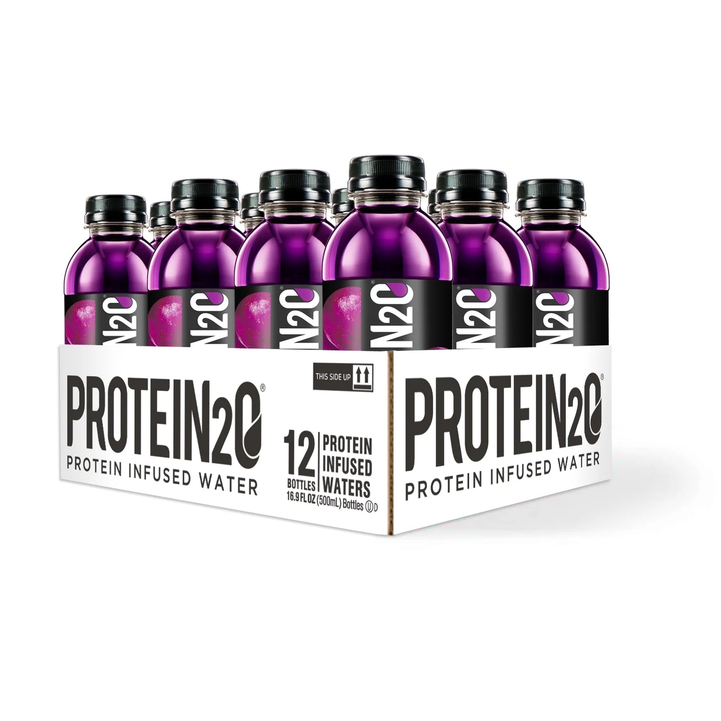 15G Whey Protein Infused Water, Harvest Grape, 16.9 Oz Bottle (Pack of 12)