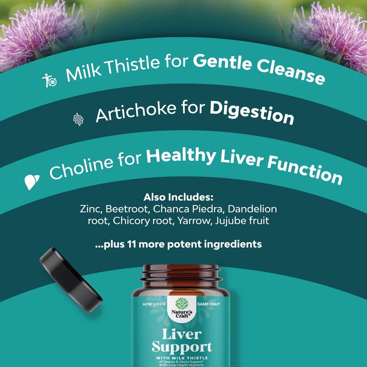 Liver Cleanse Detox & Repair Formula - Herbal Liver Support Supplement with Milk Thistle Dandelion Root Turmeric and Artichoke Extract for Liver Health - Silymarin Milk Thistle Liver Detox 90 Capsules