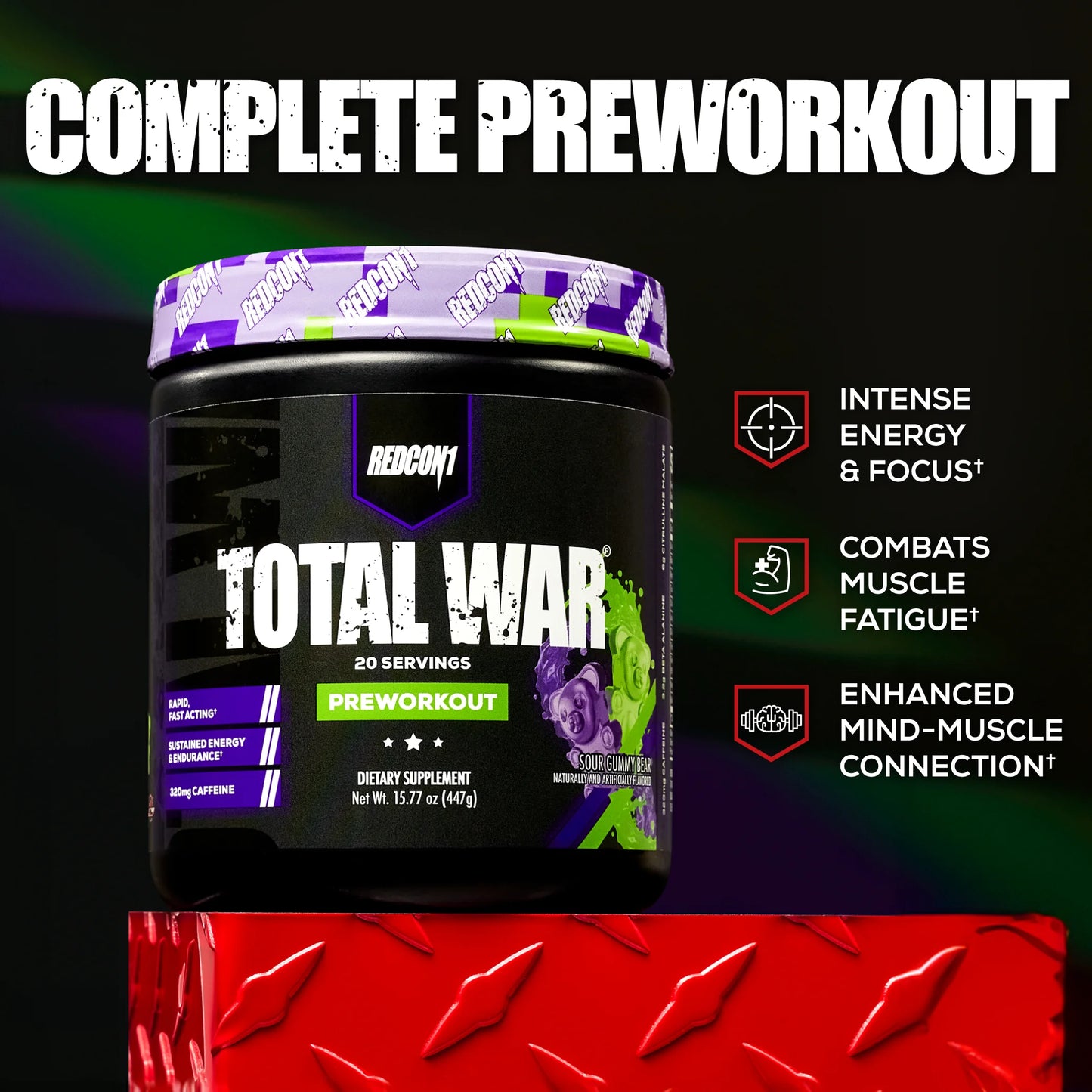 TOTAL WAR PRE-WORKOUT- Cali Splash