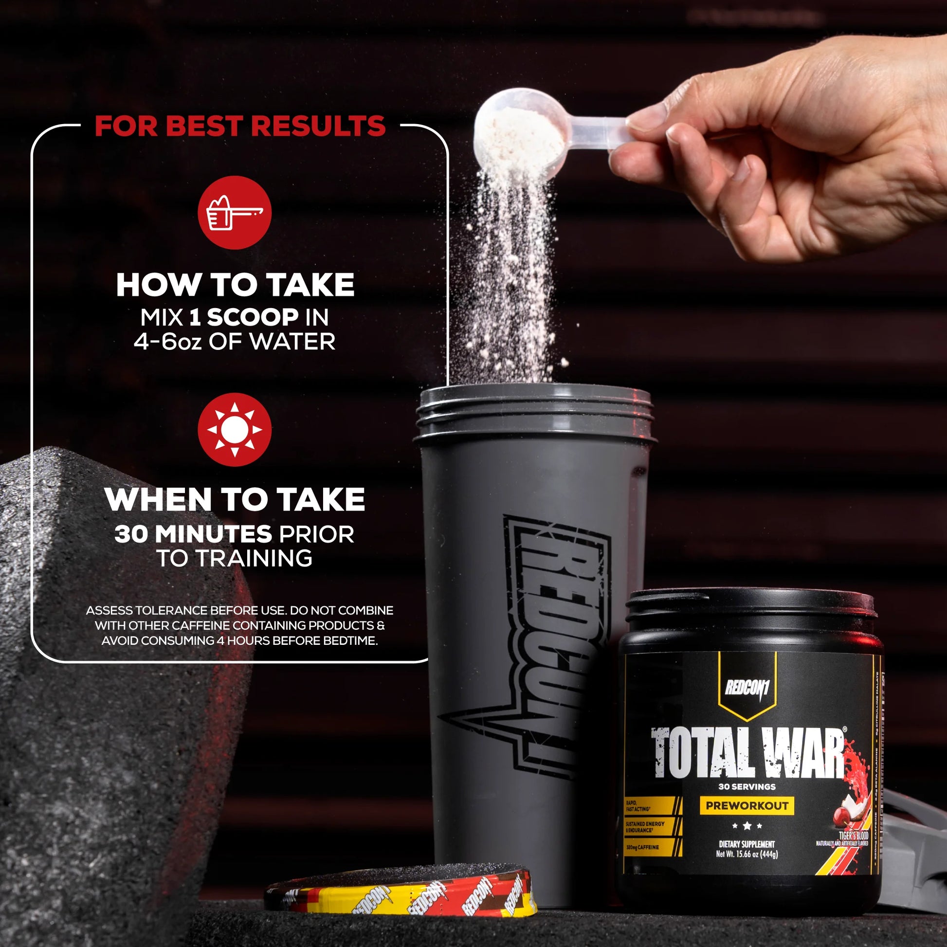 TOTAL WAR PRE-WORKOUT- Strawberry Mango