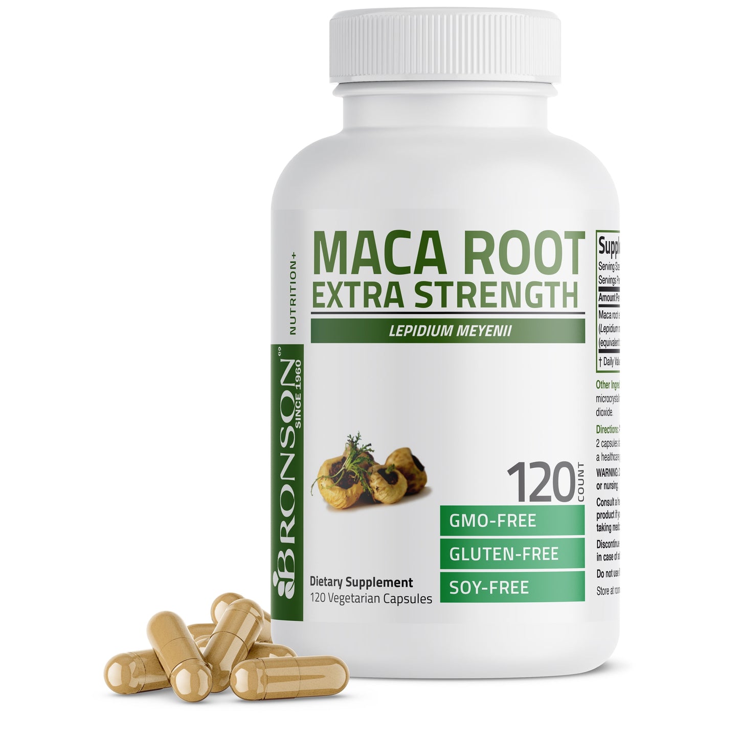 Maca Root Extra Strength 4000 MG per Serving, Lepidium Meyenii - Non-Gmo, 120 Vegetarian Capsules