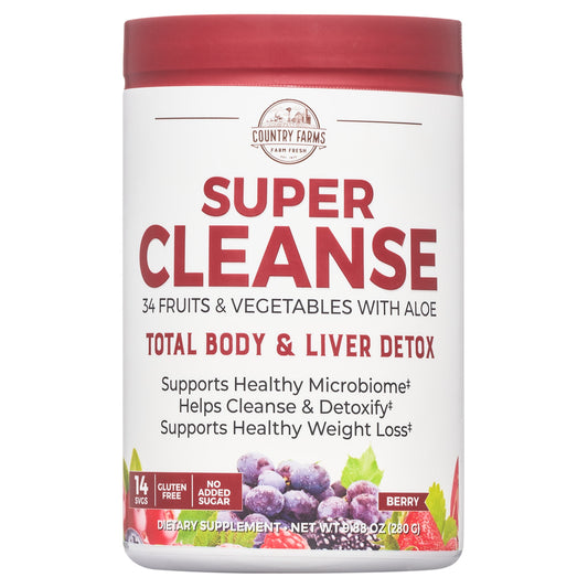 Super Cleanse Drink Mix, Berry, 9.88 Oz., 14 Servings