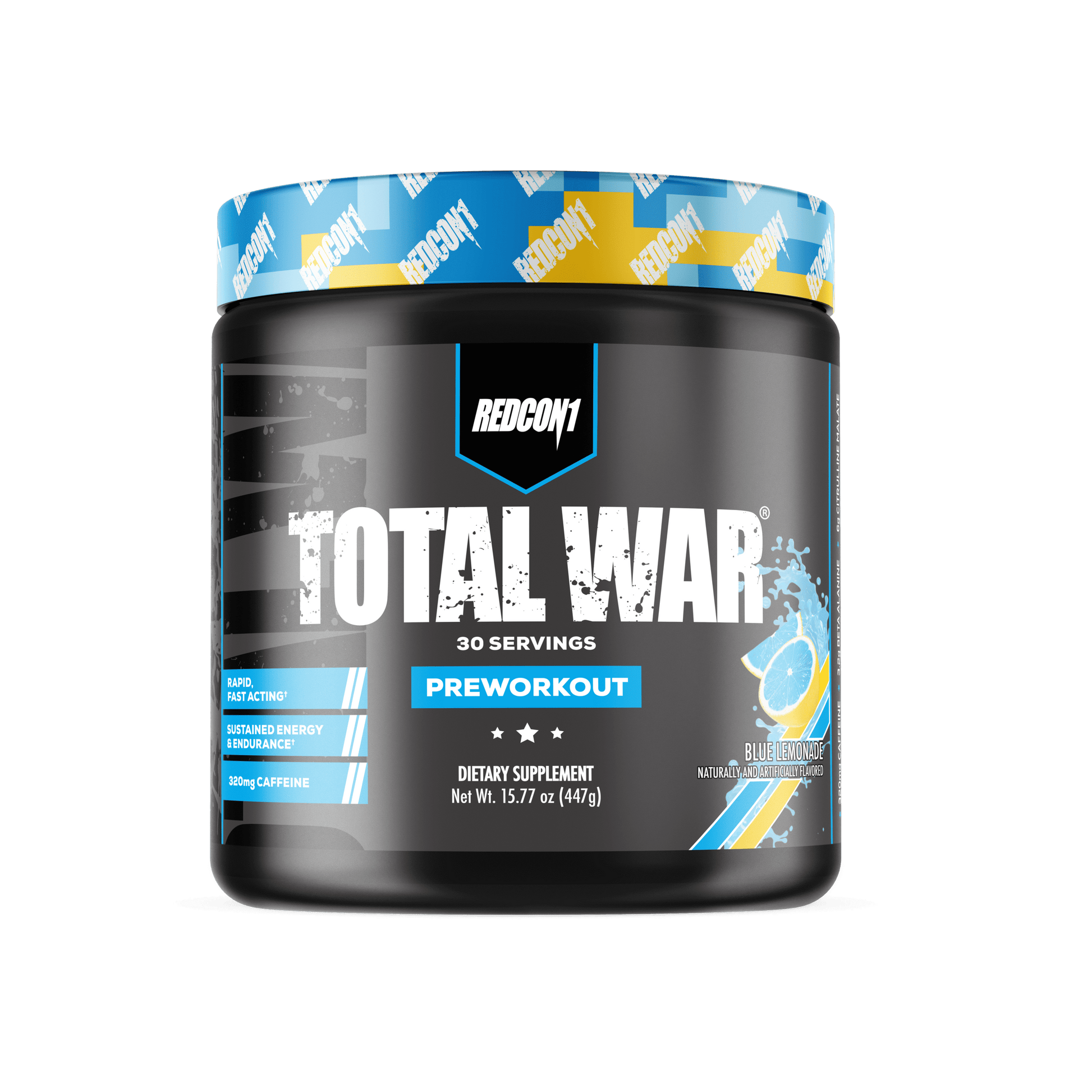 TOTAL WAR PRE-WORKOUT- Blue Lemonade