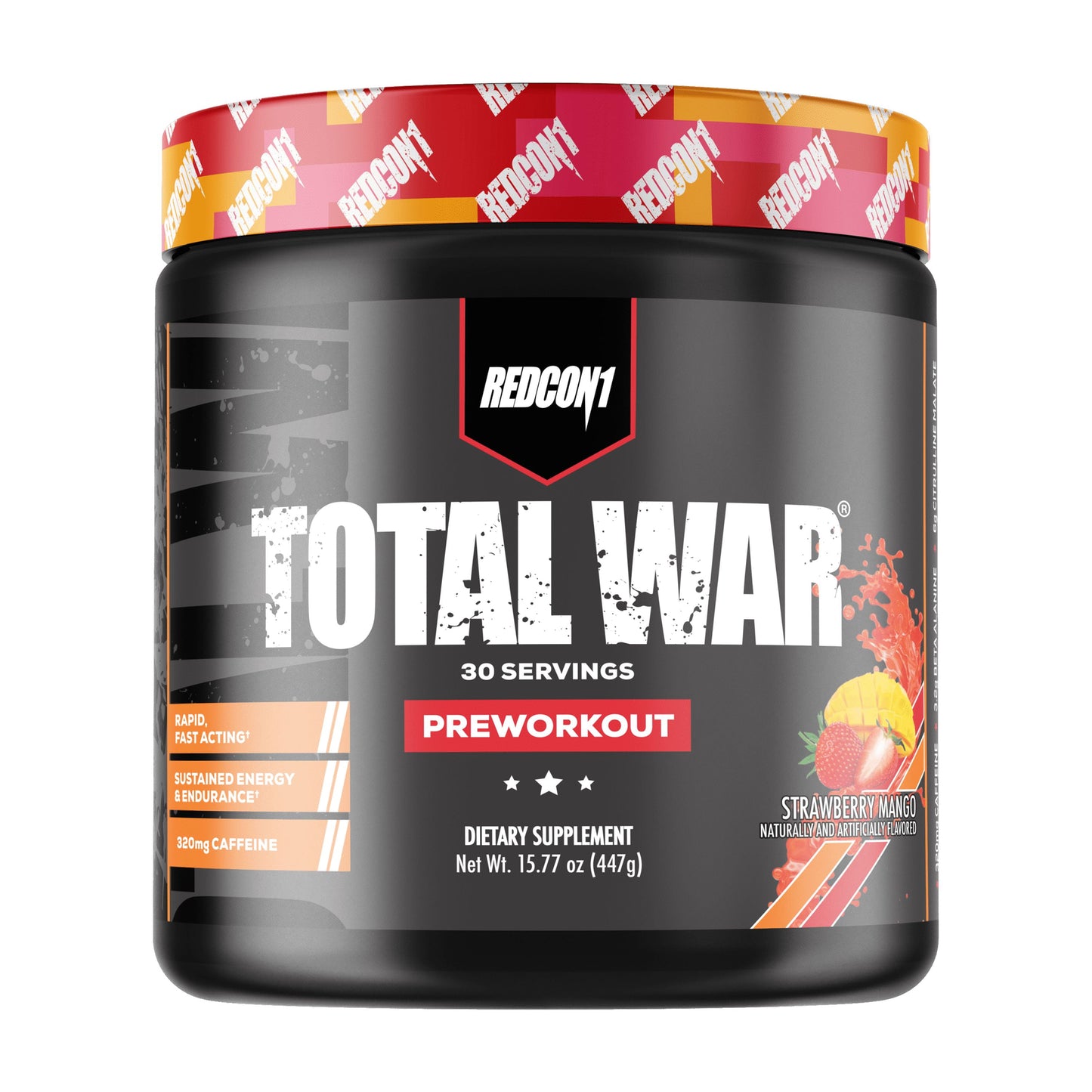 TOTAL WAR PRE-WORKOUT- Strawberry Mango