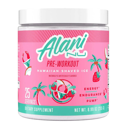 Nu Pre-Workout Hawaiian Shaved Ice, 25 Servings