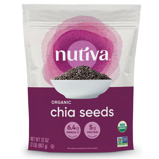 Organic Chia Seed, Black, 32 Oz (907 G)