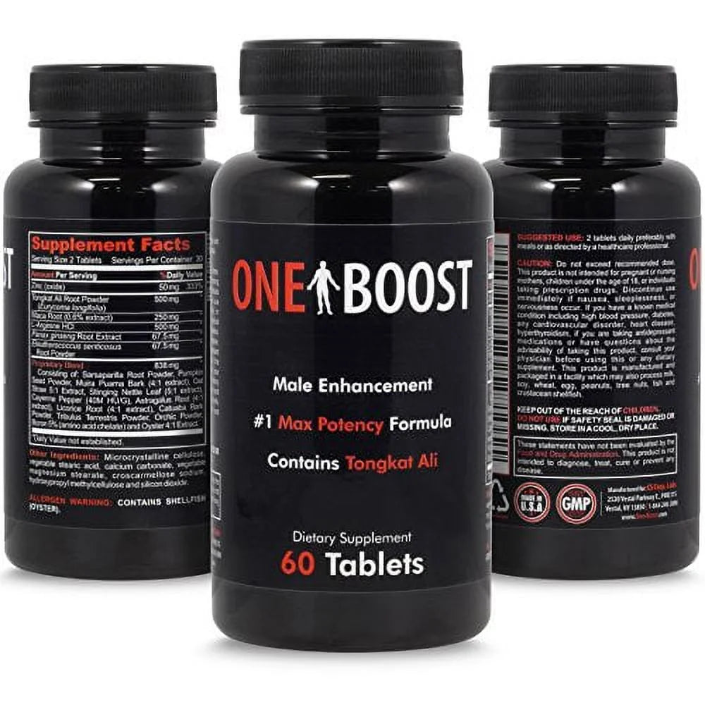 Testosterer, Tongkat Ali Supplement 3 Pack to Boost Blood Flow & Increase Energy & Well Being (3 Months - 3 Bottles, 180 Caps)