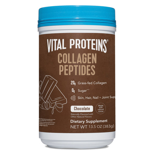 Collagen Peptides Powder, Chocolate, 13.5 Oz