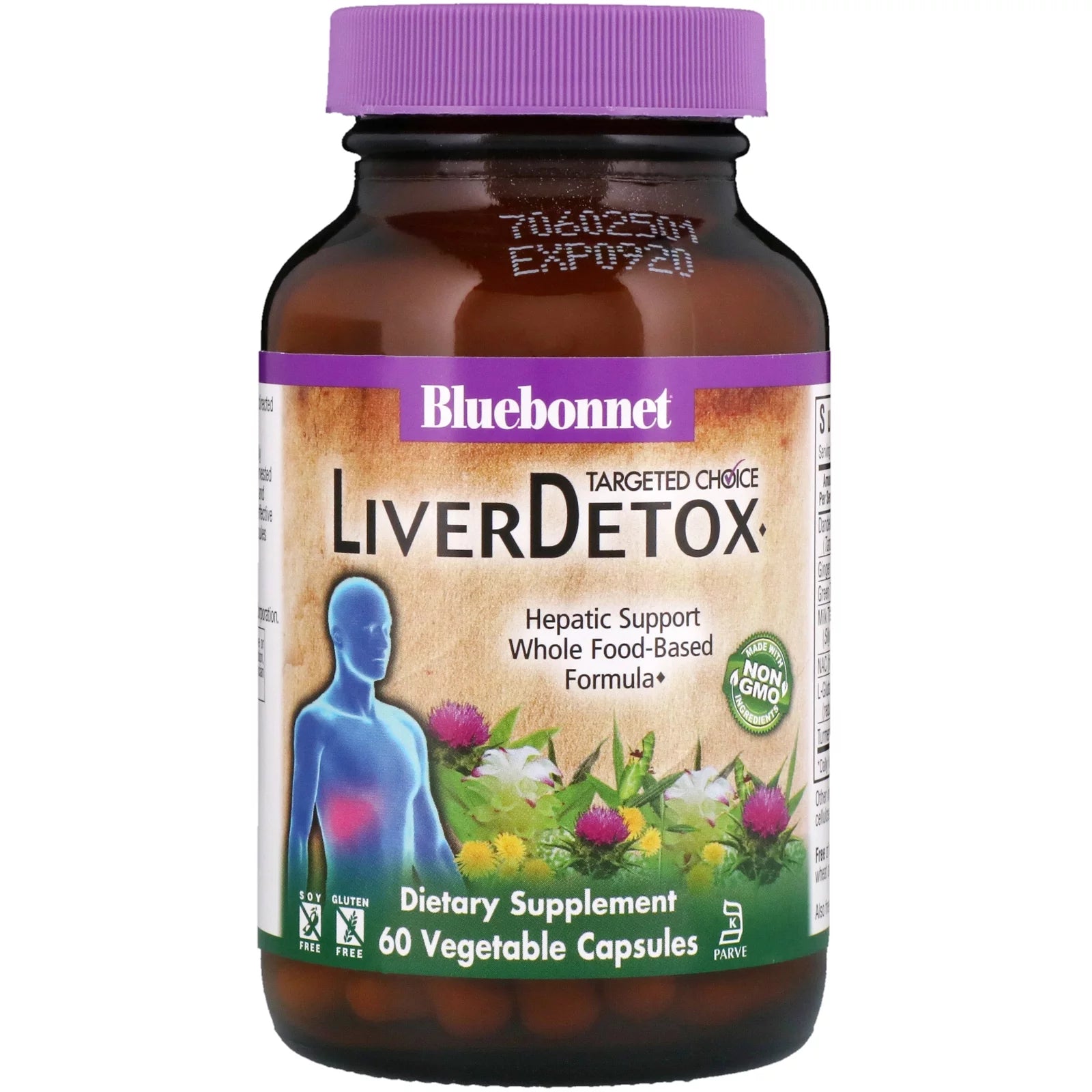 Nutrition Targeted Choice Liver Detox 60 Vegetable Capsules