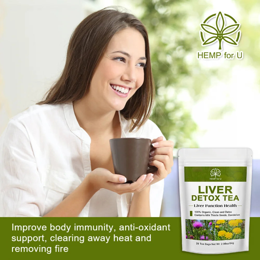 HFU Liver Detox Tea - Liver Cleanse Tea - for Liver Cleansing and Liver Support - 28 Day Support