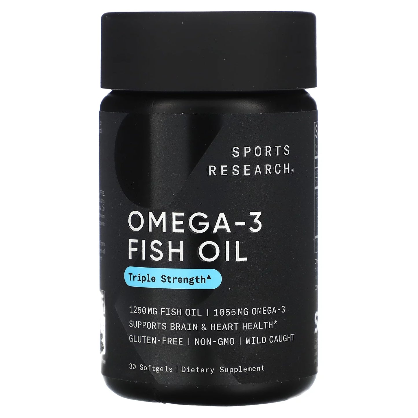 Omega-3 Fish Oil, Triple Strength , 30 Softgels