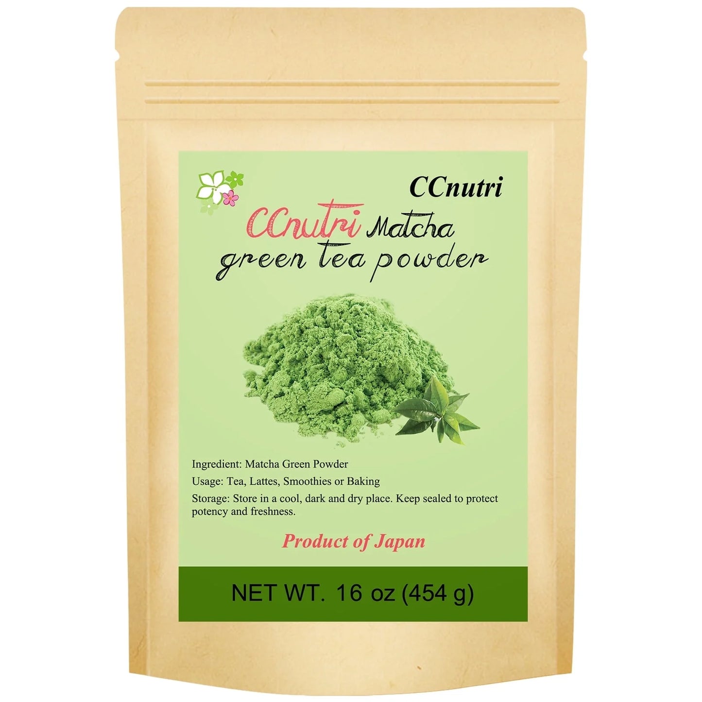 Matcha Green Tea Powder 16Oz