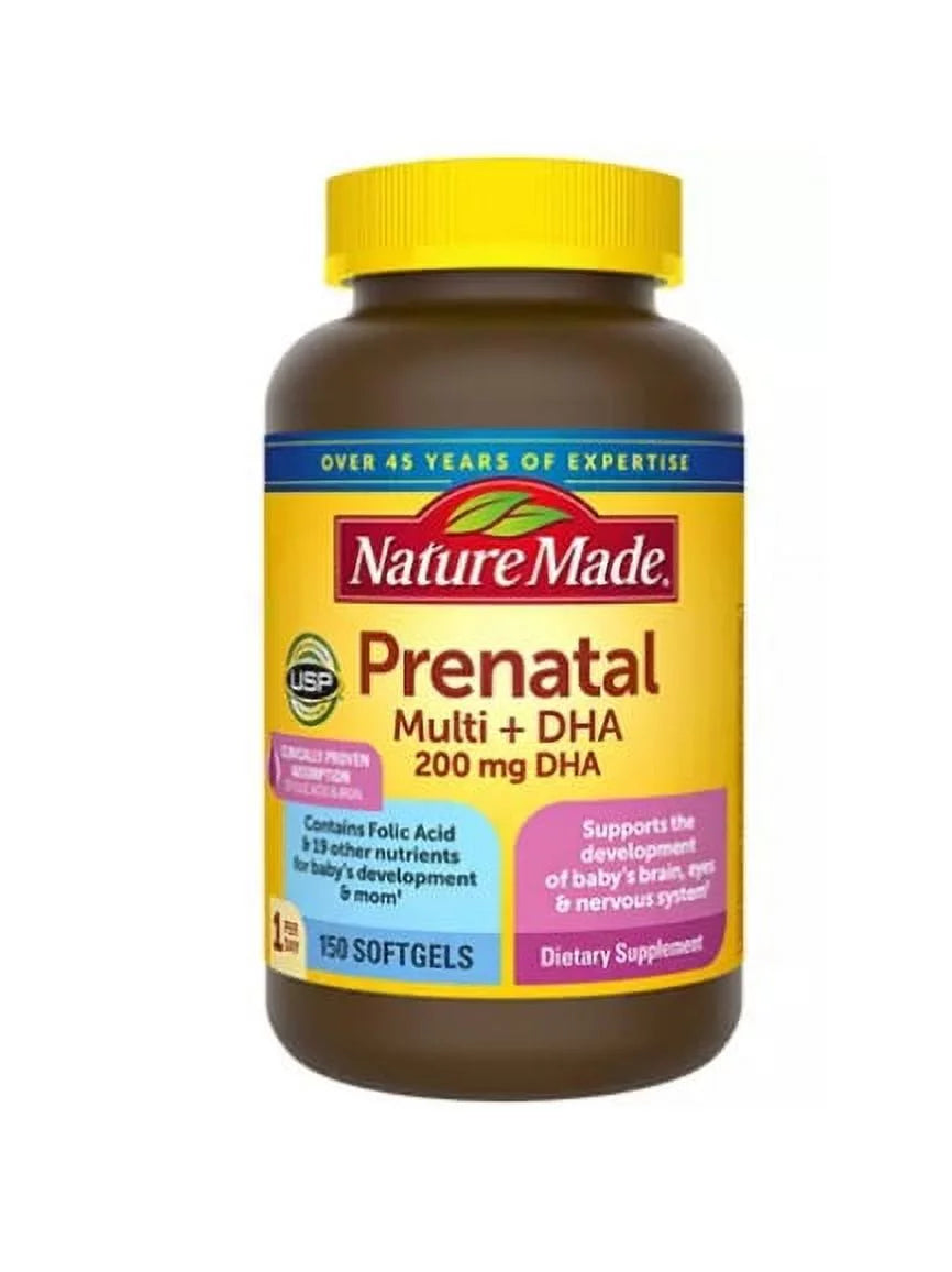 Prenatal + DHA, 200Mg Softgels (150 Ct.)